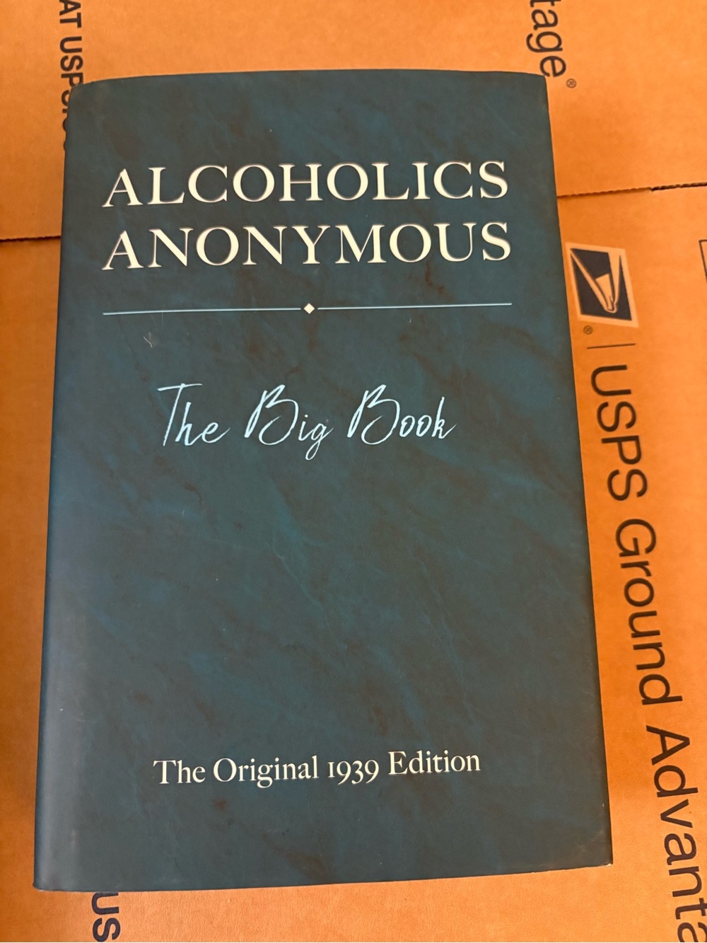 Alcoholics Anonymous The Big Book Hardback - like new